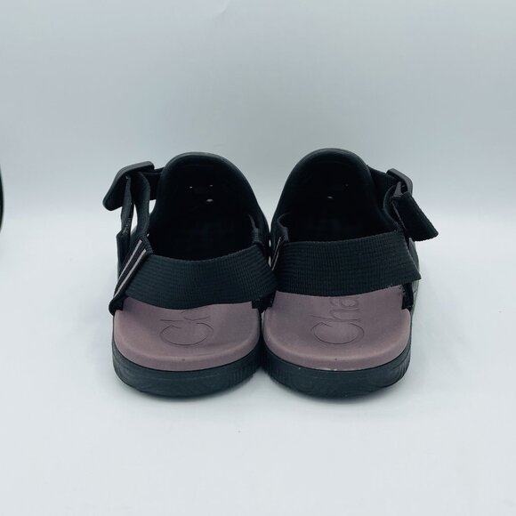 Chaco Shoes Womens Size 8 Black Slip On Adjustable Fit Strap Comfort Sandals - Picture 7 of 11